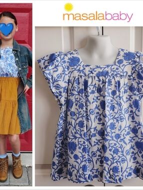 Masala Baby Zuri Anna Floral Blouse (NYC Brand)